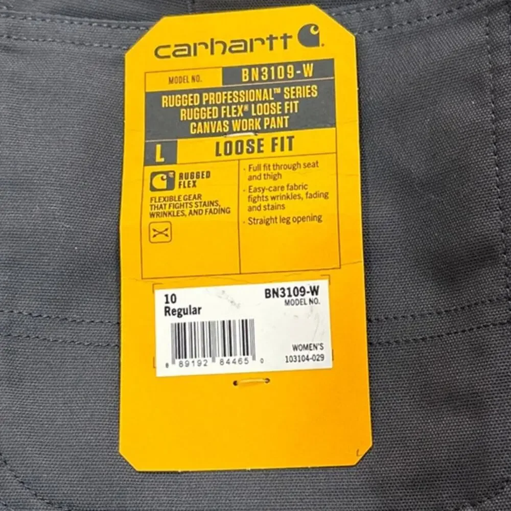 NWT Carhartt Womens 8 Loose Fit Canvas Utility Work Pants Gorpcore Uniform